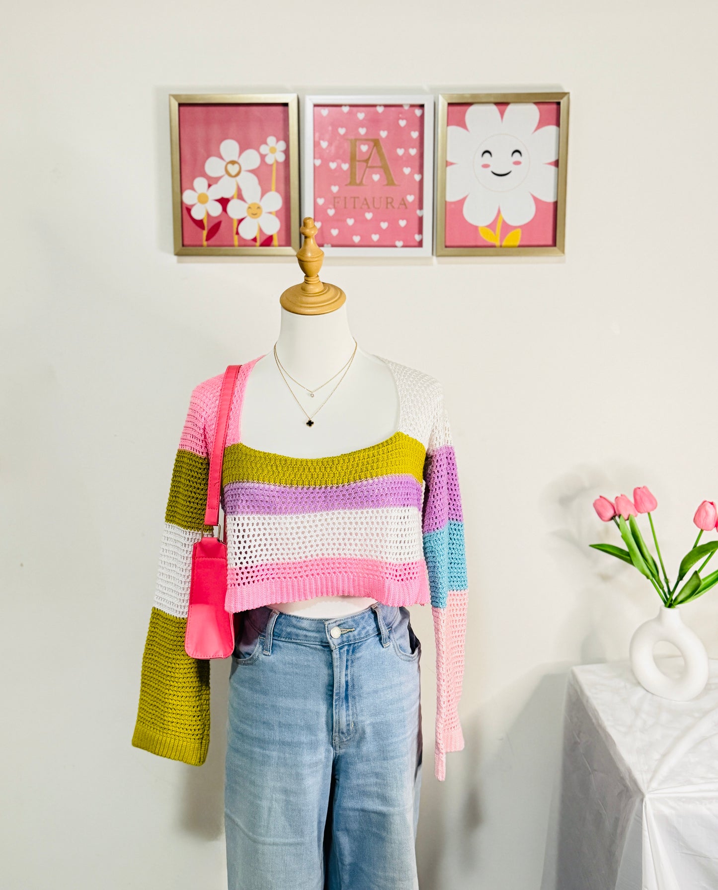 Pastel Vibe Crochet Top