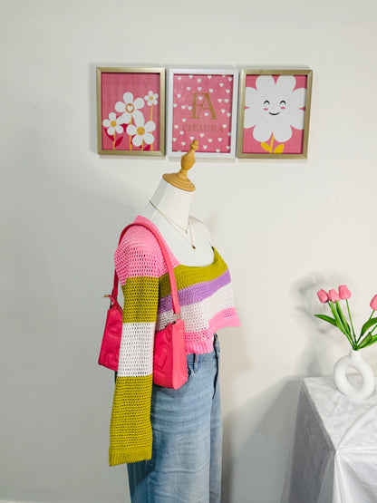 Pastel Vibe Crochet Top